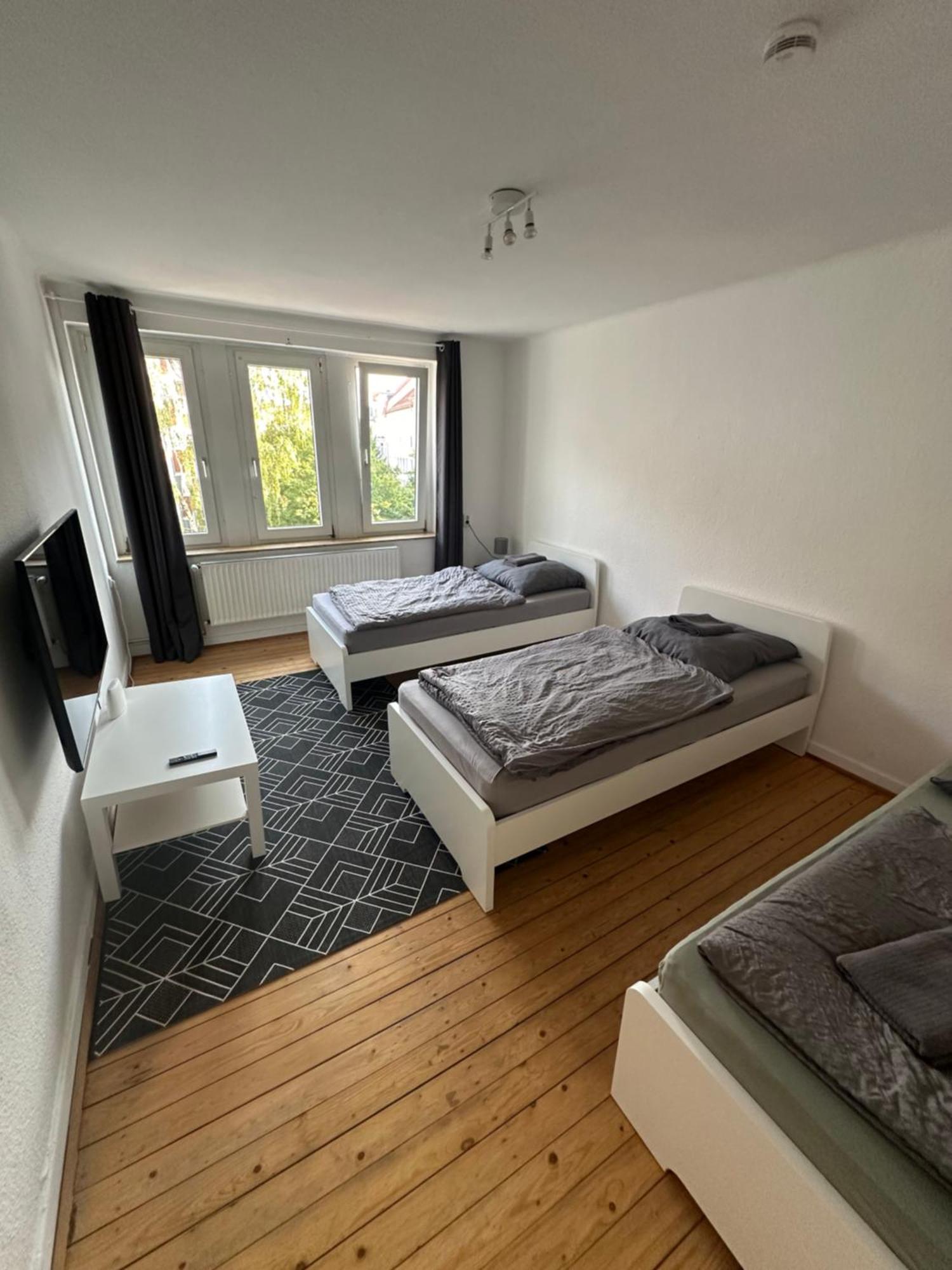 Doppelbett Unterkunft Vahrenwald-List Hanovra Exterior foto